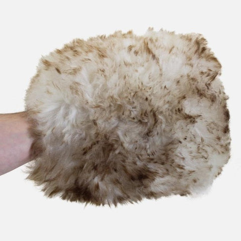 Supernatural Wookie Wash Mitt - long hair 100% natural lambswool wash mitt SECONDS