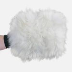 Supernatural Wash Mitt 'Yeti's Fist' - long hair 100% natural lambswool mitt
